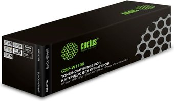 Картридж CACTUS CSP-W1106X (аналог HP W1106X) - 1/1