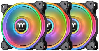 Комплект вентиляторов для корпуса Thermaltake Riing Quad 12 RGB TT Premium 3 Fan Pack CL-F088-PL12SW-A - 1/1