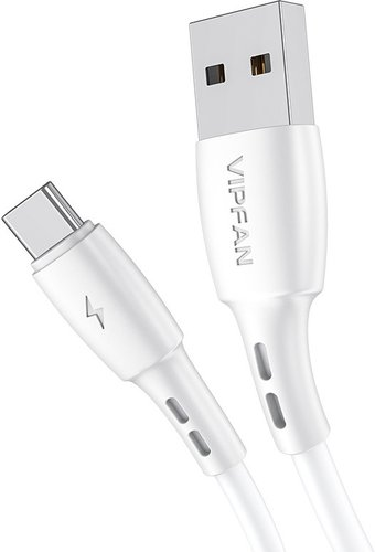 Кабель Vipfan X05 USB Type-A - USB Type-C (3 м, белый) - 1/1