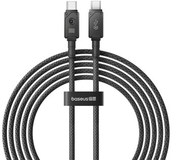 Кабель Baseus Unbreakable Series USB Type-C - USB Type-C (2 м, черный) - 1/1