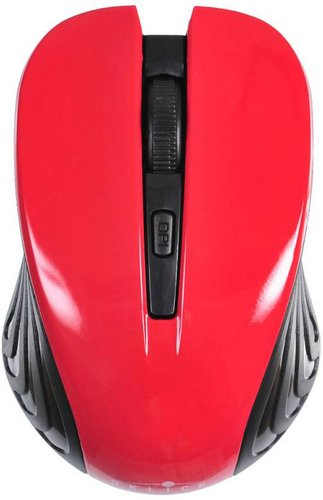 Мышь Oklick 545MW (черный/красный) [368631] - 1/1