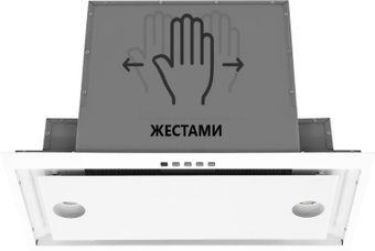 Кухонная вытяжка Akpo Neva Glass II 60 wk-12 (белый) - 1/1