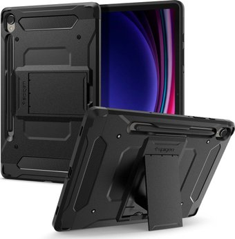 Чехол для планшета Spigen Tough Armor Pro для Galaxy Tab S9 (черный) - 1/1
