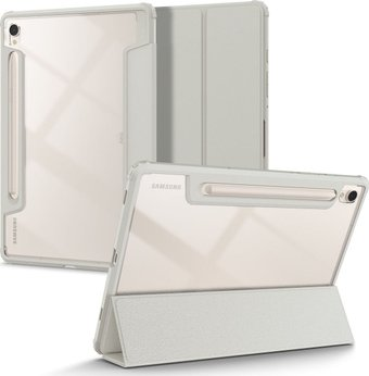 Чехол для планшета Spigen Ultra Hybrid Pro для Galaxy Tab S9 (серый) - 1/1