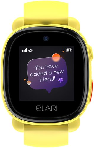 Детские умные часы Elari KidPhone 4G Lite (желтый) - 1/1
