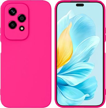 Чехол для телефона KST Silicone Cover для Honor 200 Lite (фуксия с закрытым низом) - 1/1