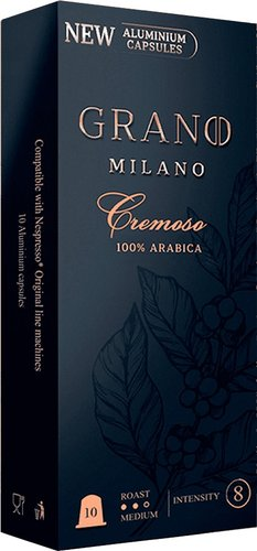 Кофе в капсулах Grano Milano Cremoso 10 шт - 1/1