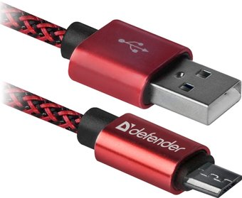 Кабель Defender USB08-03T Pro (красный) - 1/1