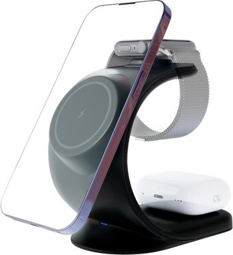 Беспроводное зарядное VLP Powerstand 3 in 1 (черный) - 1/1