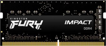 Оперативная память Kingston FURY Impact 8GB DDR4 SODIMM PC4-25600 KF432S20IB/8 - 1/1