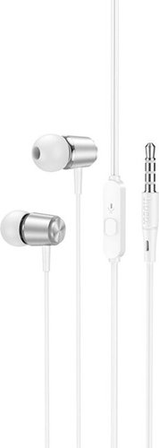 Наушники Hoco M108 (серебристый/белый) - 1/1