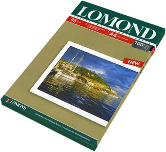 Фотобумага Lomond Глянцевая односторонняя A4 85 г/кв.м. 100 листов [0102145] - 1/1