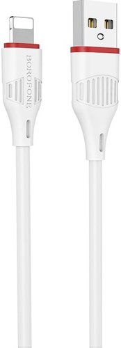 Кабель Borofone BX17 Lightning 1 м (белый) - 1/1