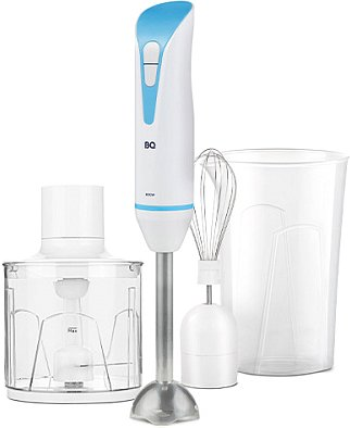 Погружной блендер BQ HB800S (белый/голубой) - 1/1