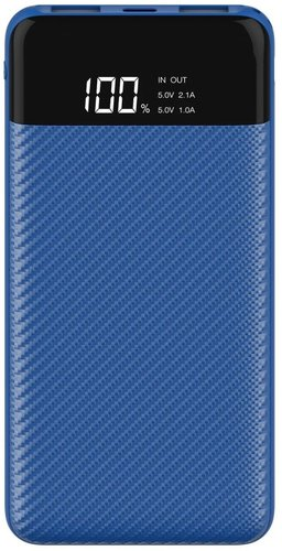 Внешний аккумулятор InterStep PB10DPD (синий) - 1/1