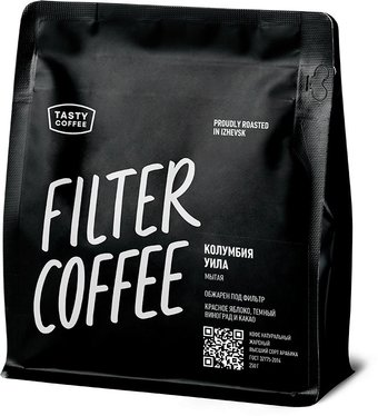 Кофе Tasty coffee Колумбия Уила зерновой 250 г - 1/1