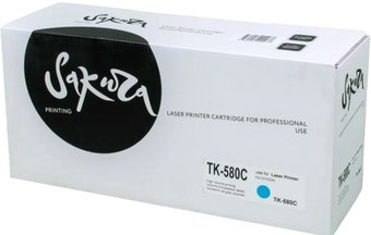 Картридж Sakura Printing SATK580C (аналог Kyocera TK-580C) - 1/1