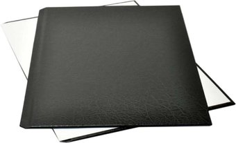 Картонная обложка для переплета OPUS Metalbind Mundial А4 304x212 мм OHM30421210CA (10 шт, черный) - 1/1