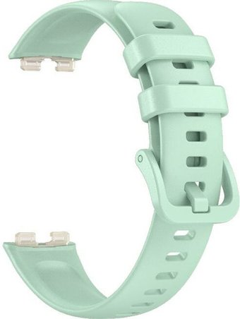 Ремешок Rumi силиконовый для Huawei Band 8/9 (шалфейно-зеленый) - 1/1