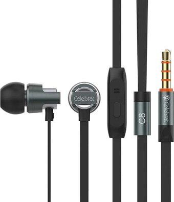 Наушники Celebrat C8 (серый/черный) - 1/1