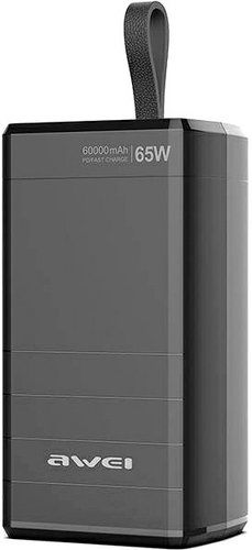 Внешний аккумулятор Awei P171K 60000mAh (черный) - 1/1