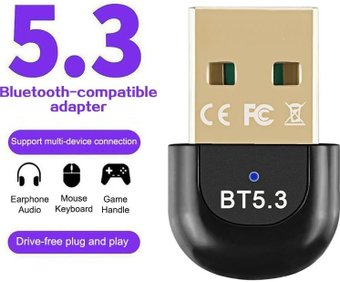 Bluetooth адаптер USBTOP USB2.0 - Bluetooth v5.3 556516 - 1/1