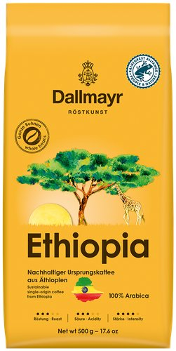 Кофе Dallmayr Ethiopia в зернах 500 г - 1/1