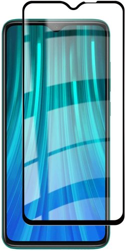 Защитное стекло Case Full Glue для Vivo Y19 (черный глянец) - 1/1