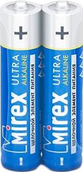 Батарейка Mirex Ultra Alkaline AAA 2 шт LR03-S2 - 1/1