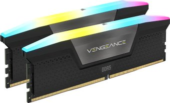 Оперативная память Corsair Vengeance RGB 2x16ГБ DDR5 6000 МГц CMH32GX5M2B6000C40 - 1/1