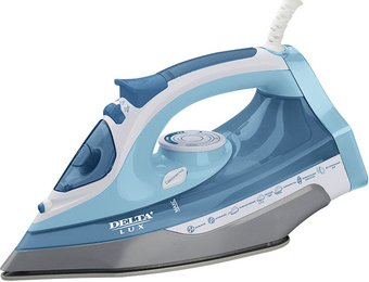 Утюг Delta Lux DL-712 (белый/голубой) - 1/1