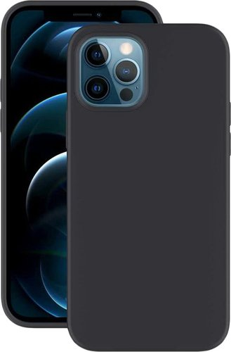 Чехол для телефона Deppa Gel Color для Apple iPhone 12/12 Pro (черный) - 1/1