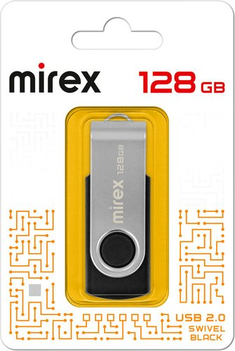 USB Flash Mirex Color Blade Swivel Rubber 2.0 128GB 13600-FMURS128 - 1/1