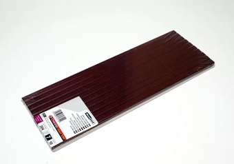 Металлический канал для переплета OPUS Classic Slim 304x7 мм OCHSLIM0730410BOR (10 шт, бордовый) - 1/1