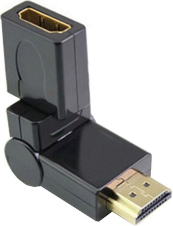 Адаптер USBTOP HDMI M - HDMI F 180 градусов - 1/1