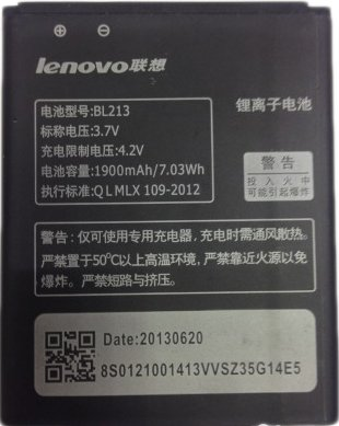 Аккумулятор для телефона Копия Lenovo BL213 - 1/1