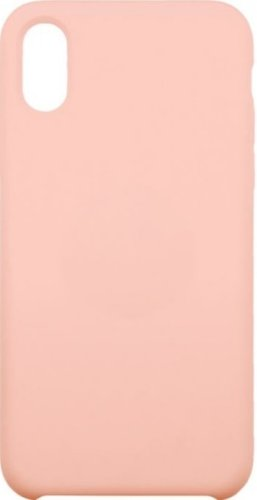 Чехол для телефона InterStep Soft-T Metal для Apple iPhone X (розовый) - 1/1