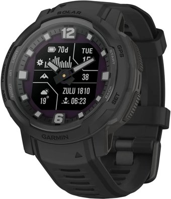 Умные часы Garmin Instinct Crossover Solar Tactical Edition (черный) - 1/1