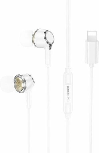 Наушники Borofone BM90 USB Lightning (белый) - 1/1