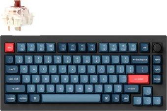 Клавиатура Keychron V1 Max RGB V1M-D3-RU (Gateron Jupiter Brown) - 1/1