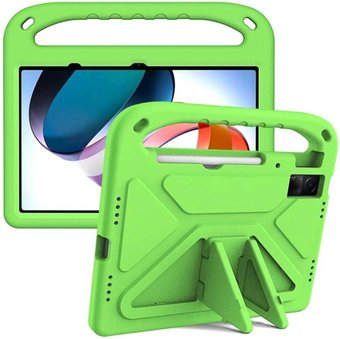 Чехол для планшета KST Детский чехол для Xiaomi Redmi Pad 10.6 с ручкой и подставкой 2022 (зеленый) - 1/1
