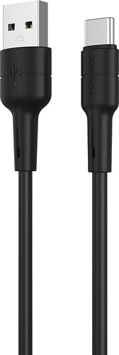 Кабель Borofone BX30 Type-C 1 м (черный) - 1/1