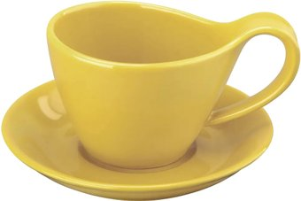 Чашка Elan Gallery Колоранс 540751 (2пр, охра) - 1/1