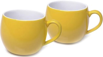 Набор кружек Fissman 9521 (2шт, желтый) - 1/1