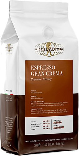 Кофе Miscela d'Oro Espresso Gran Crema зерновой 500 г - 1/1