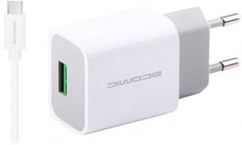 Сетевое зарядное Atomic U2 microUSB (белый) - 1/1