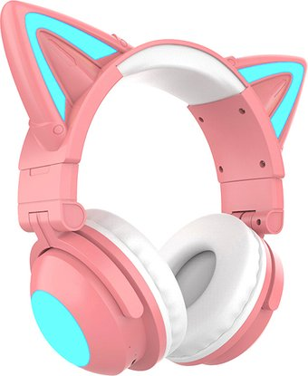 Наушники QUMO Party Cat Mini (розовый) - 1/1