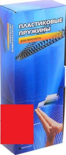 Пластиковая пружина для переплета Office-Kit 16 мм (красный) - 1/1