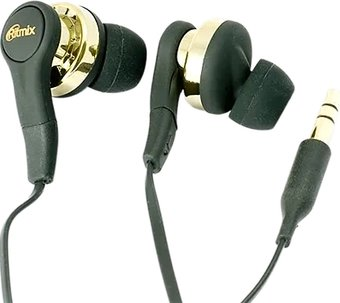 Наушники Ritmix RH-131 (черный/золотистый) - 1/1