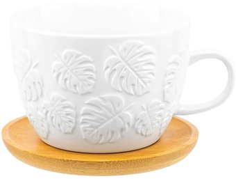 Чашка с блюдцем Elan Gallery Тропики 540663 - 1/1